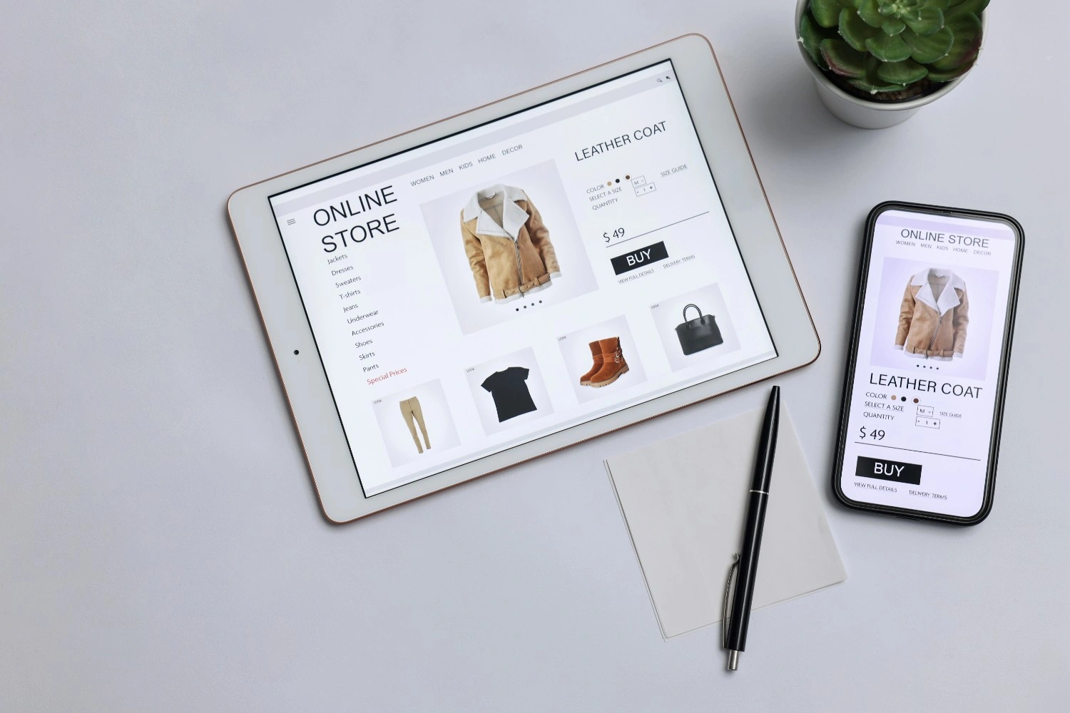 Shopify store development